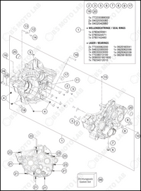 ENGINE CASE, 2024 HUSQVARNA FC-250