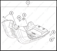 ENGINE GUARD, 2024 HUSQVARNA FE-501-S