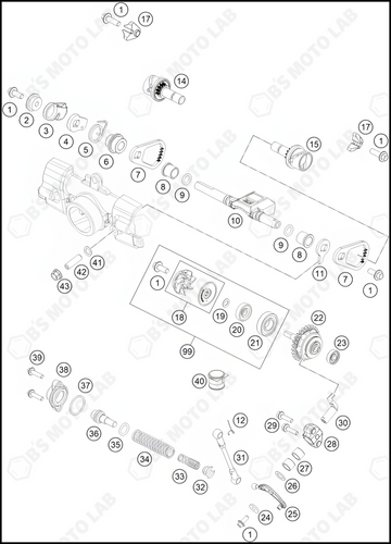 EXHAUST CONTROL, 2022 HUSQVARNA TC-85-19-16