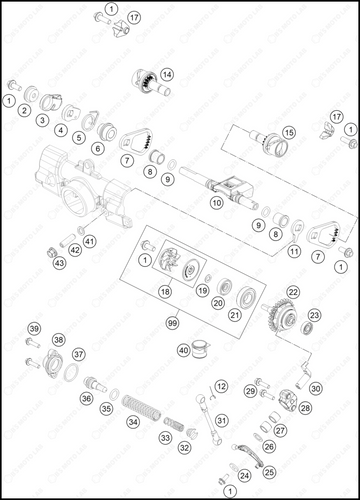 EXHAUST CONTROL, 2025 HUSQVARNA TC-85-19-16