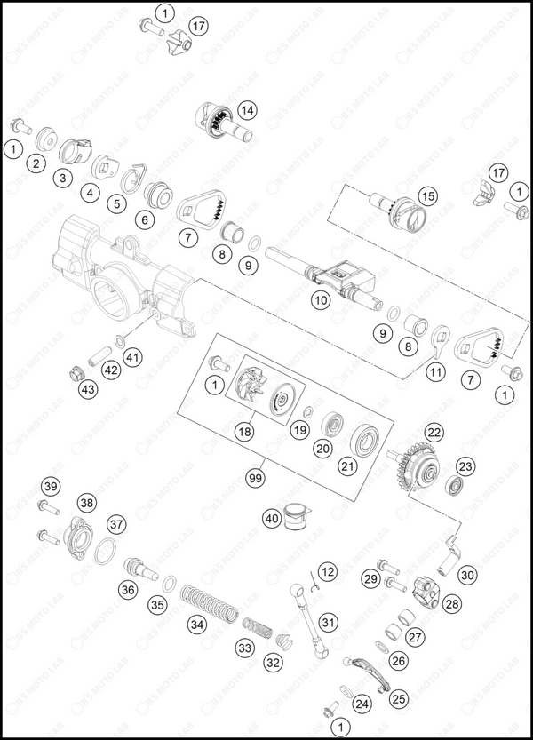 EXHAUST CONTROL, 2025 HUSQVARNA TC-85-17-14