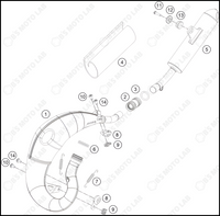 EXHAUST SYSTEM, 2024 HUSQVARNA TC-65