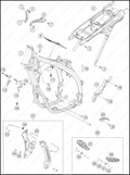 FRAME, 2025 HUSQVARNA TE-300