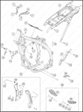 FRAME, 2024 HUSQVARNA TE-300