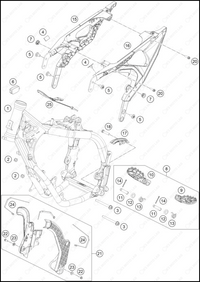 FRAME, 2025 HUSQVARNA TC-65