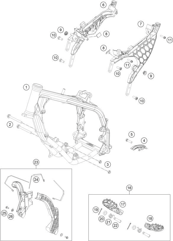 FRAME, 2025 HUSQVARNA TC-50