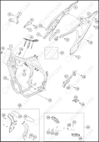 FRAME, 2022 HUSQVARNA FC-450