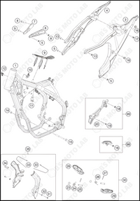 FRAME, 2022 HUSQVARNA TC-250