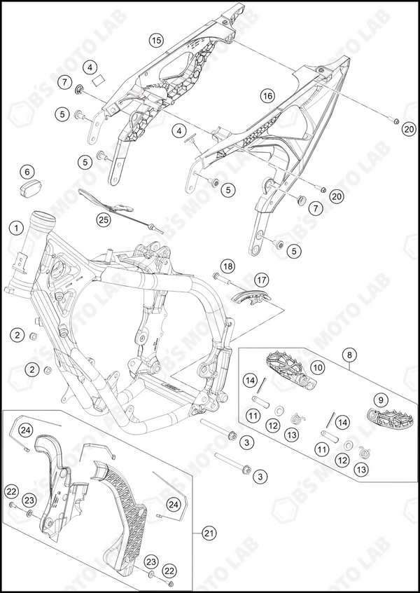 FRAME, 2024 HUSQVARNA TC-65