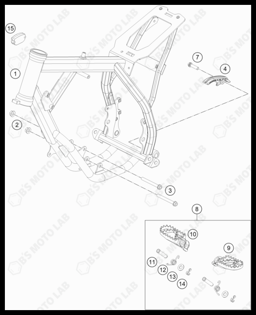 FRAME, 2022 HUSQVARNA TC-50