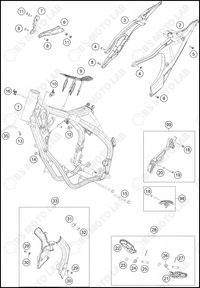 FRAME, 2022 HUSQVARNA TC-125