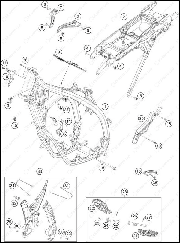 FRAME, 2025 HUSQVARNA TC-300