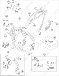 FRAME, 2022 HUSQVARNA TC-85-17-14