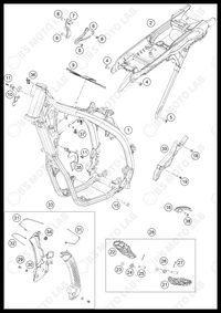 FRAME, 2024 HUSQVARNA FC-250