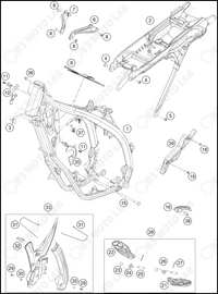 FRAME, 2023 HUSQVARNA TC-125