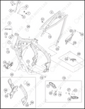 FRAME, 2022 HUSQVARNA TC-85-19-16