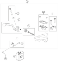 FRONT BRAKE CONTROL, 2025 HUSQVARNA TC-50