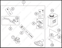 FRONT BRAKE CONTROL, 2023 HUSQVARNA TC-65