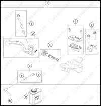 FRONT BRAKE CONTROL, 2024 HUSQVARNA TC-50