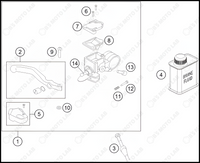 FRONT BRAKE CONTROL, 2022 HUSQVARNA EE-5