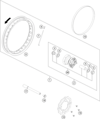 FRONT WHEEL, 2025 HUSQVARNA TC-50