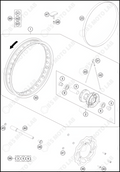 FRONT WHEEL, 2023 HUSQVARNA TC-65