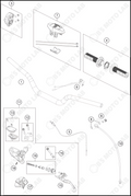 HANDLEBAR, CONTROLS, 2023 HUSQVARNA TC-65