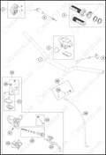 HANDLEBAR, CONTROLS, 2022 HUSQVARNA TC-85-19-16