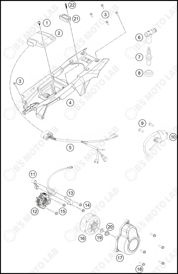 IGNITION SYSTEM, 2023 HUSQVARNA TC-85-19-16