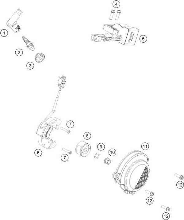 IGNITION SYSTEM, 2025 HUSQVARNA TC-50