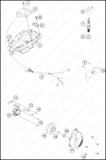 IGNITION SYSTEM, 2025 HUSQVARNA TC-85-19-16