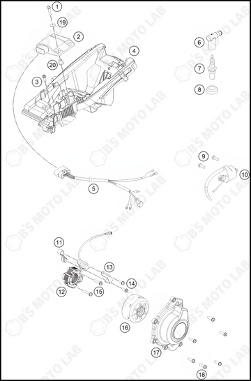 IGNITION SYSTEM, 2022 HUSQVARNA TC-125