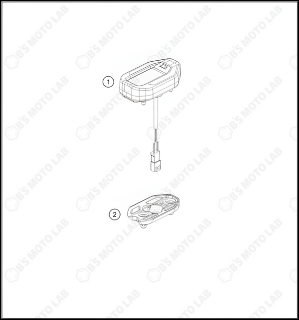 INSTRUMENTS / LOCK SYSTEM, 2024 HUSQVARNA EE-3