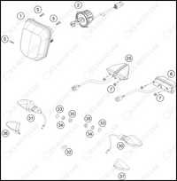 LIGHTING SYSTEM, 2024 HUSQVARNA FE-501-S