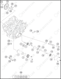 LUBRICATING SYSTEM, 2024 HUSQVARNA FC-250