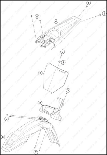 MASK, FENDERS, 2025 HUSQVARNA TC-300