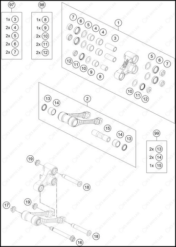 PRO LEVER LINKING, 2025 HUSQVARNA TE-300