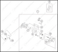 REAR BRAKE CALIPER, 2023 HUSQVARNA TC-65