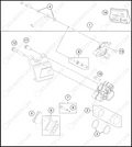 REAR BRAKE CALIPER, 2023 HUSQVARNA TC-50