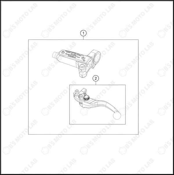 REAR BRAKE CONTROL, 2024 HUSQVARNA EE-2