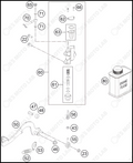 REAR BRAKE CONTROL, 2023 HUSQVARNA TC-50