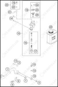 REAR BRAKE CONTROL, 2024 HUSQVARNA EE-5