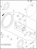 REAR WHEEL, 2025 HUSQVARNA TC-65