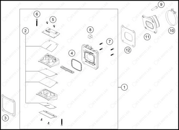 REED VALVE CASE, 2024 HUSQVARNA TE-300