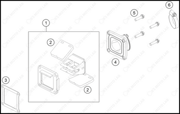 REED VALVE CASE, 2025 HUSQVARNA TC-85-19-16