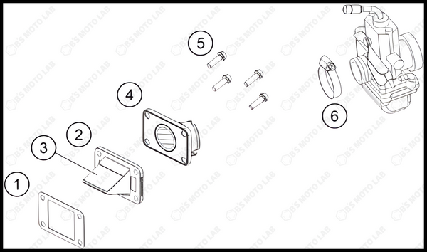 REED VALVE CASE, 2023 HUSQVARNA TC-65