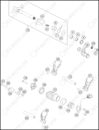 SHIFTING MECHANISM, 2022 HUSQVARNA FC-450