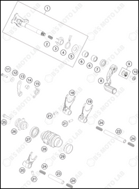 SHIFTING MECHANISM, 2024 HUSQVARNA TC-125