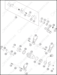 SHIFTING MECHANISM, 2023 HUSQVARNA FC-450