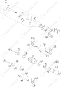 SHIFTING MECHANISM, 2024 HUSQVARNA FE-501-S